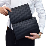 Mens Woven Pattern Clutch Bag