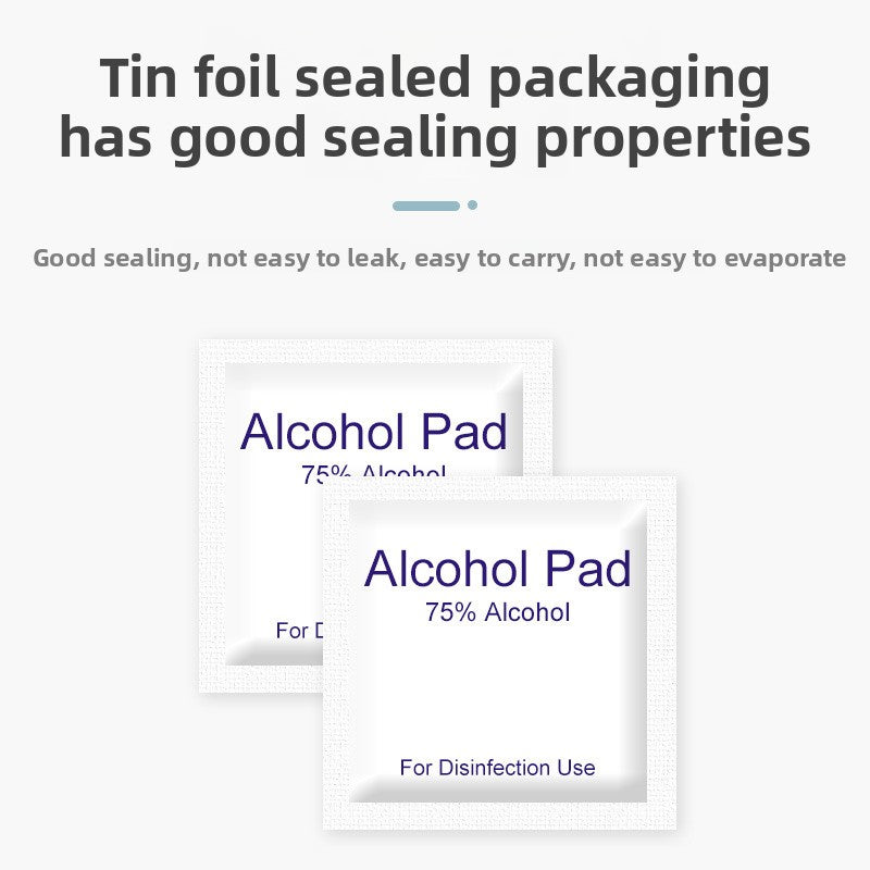 Disposable Alcohol Cotton Pads for Cleaning and Sterilization