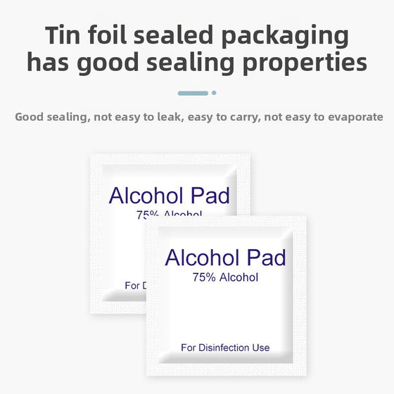 Disposable Alcohol Cotton Pads for Cleaning and Sterilization product image 1