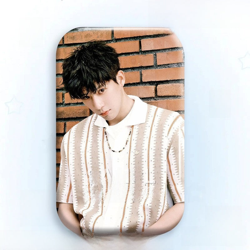 Celebrity Theme Laser Cut Tinplate Badge
