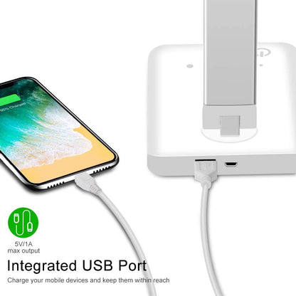 LED Flex Desk Lamp with Phone Charger