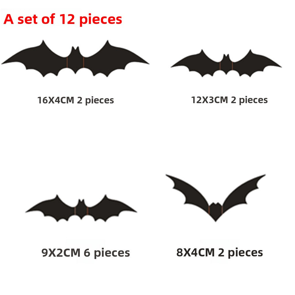 3D Halloween Bat Wall Stickers