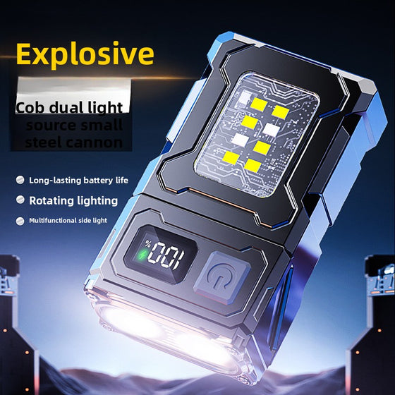 Multifunctional Rotatable LED Flashlight with Power Bank Power Banks product image 6