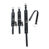 Adjustable Leather Bondage Waist Belt
