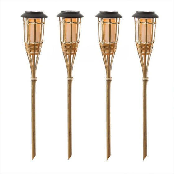 Solar Bamboo Torch Flame Garden Light Outdoor & Pond Lighting product image 6