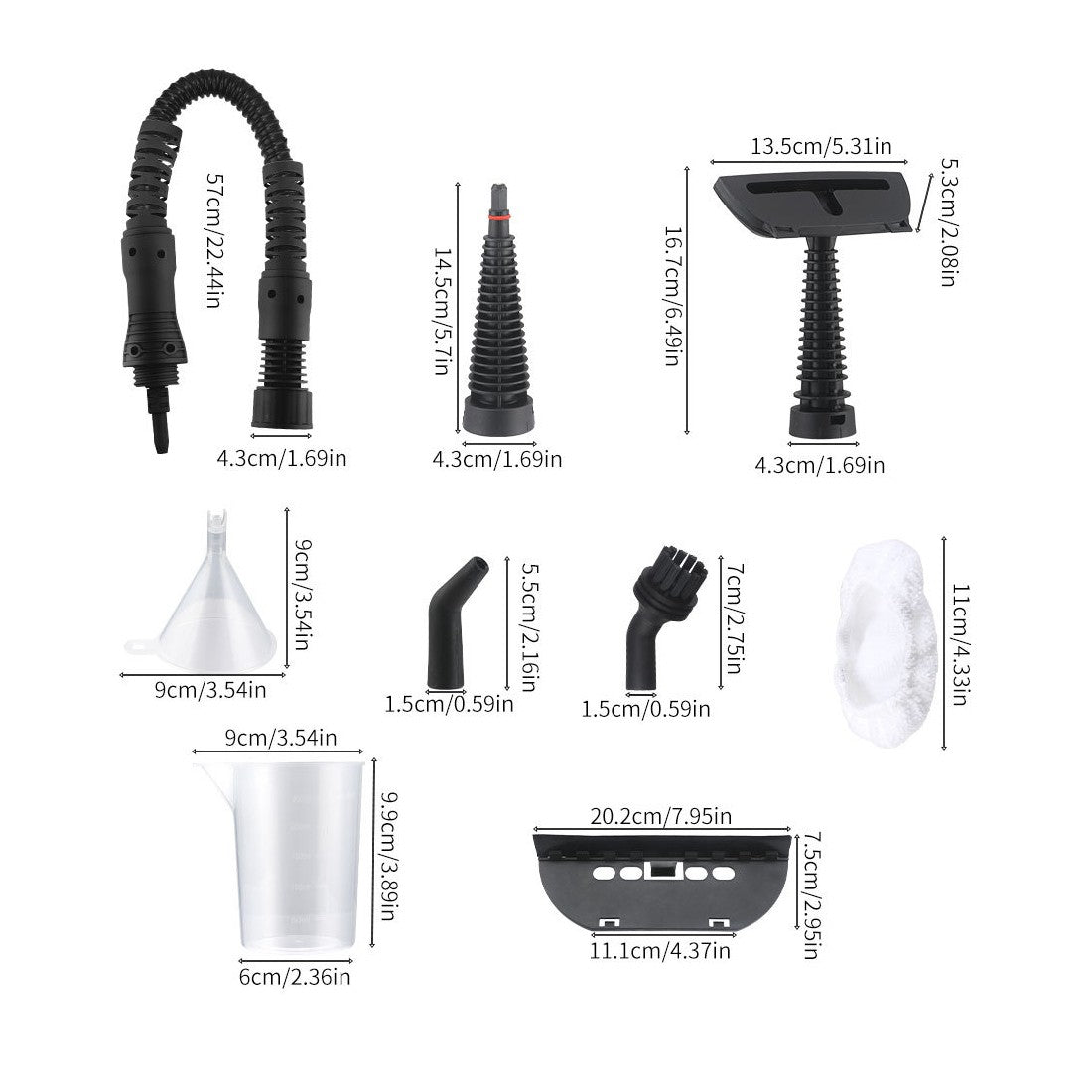 Handheld Steam Cleaner with 12 Accessories Multipurpose Home