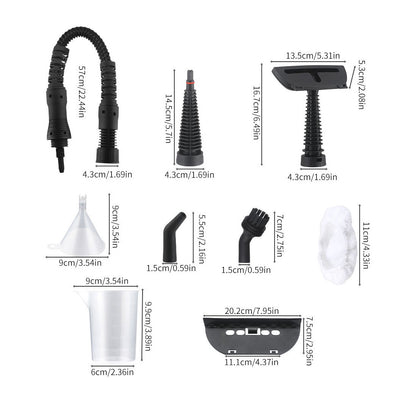 Handheld Steam Cleaner with 12 Accessories Multipurpose Home