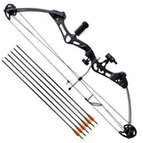 Compound bow draw weight adjustment close-up