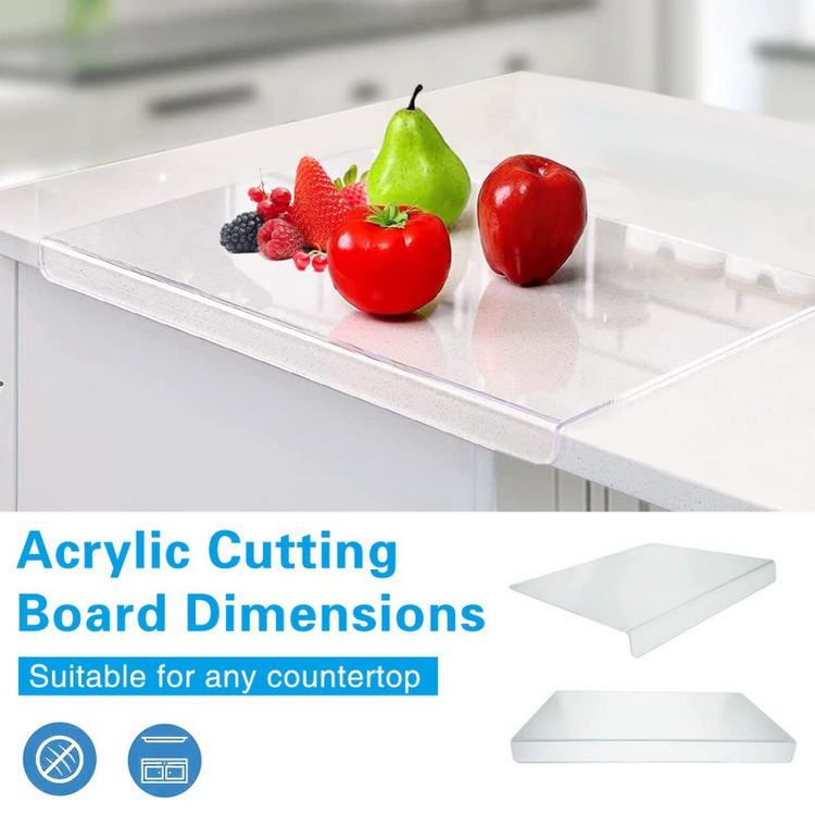 Clear Acrylic Anti-Slip Cutting Board