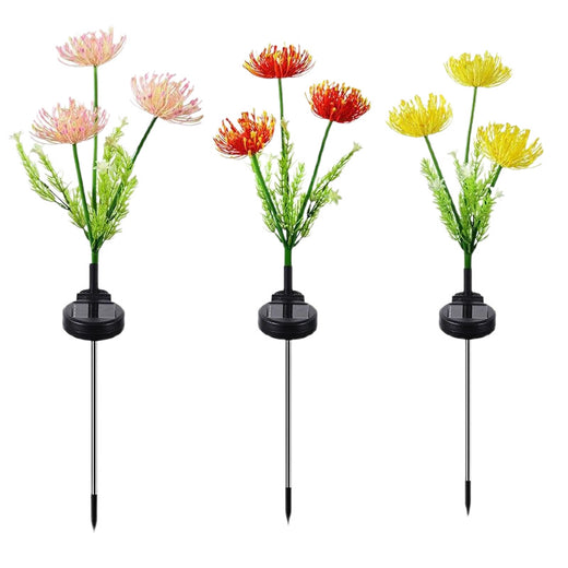 Solar Flower Ground Light Outdoor Decorative Lamp