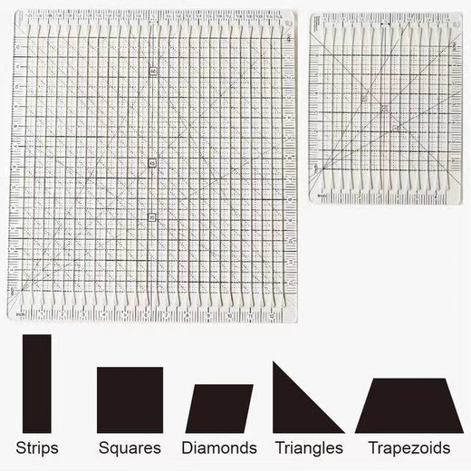 5-in-1 Quilt Cutting Template Acrylic Craft Aid
