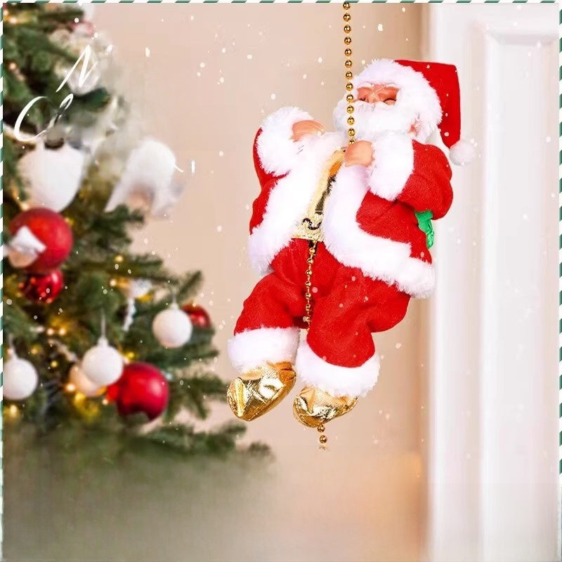 Santa Claus climbing rope toy
