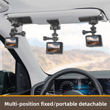 Car-mounted fixed base for camera and mobile phone