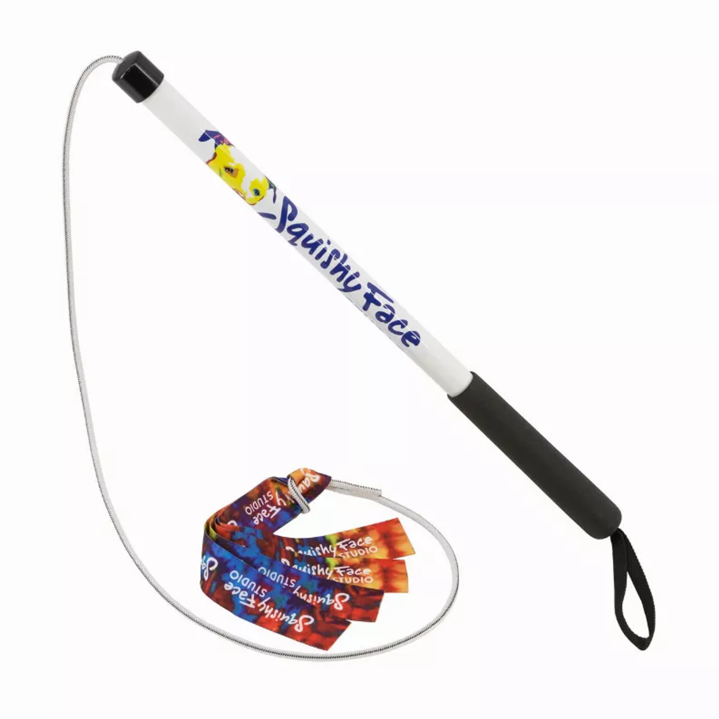 Squishy Face Studio Flirt Pole V2 Dog Toy with Lure