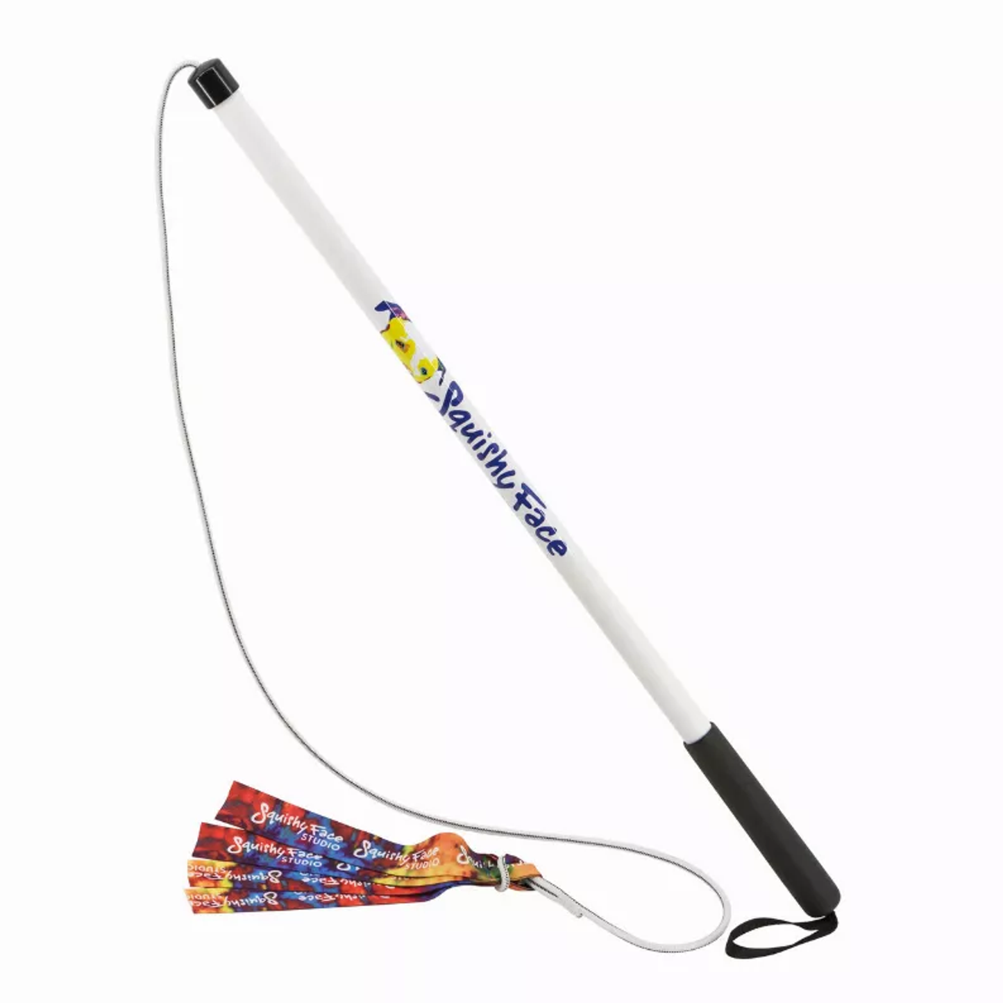Squishy Face Studio Flirt Pole V2 Dog Toy with Lure