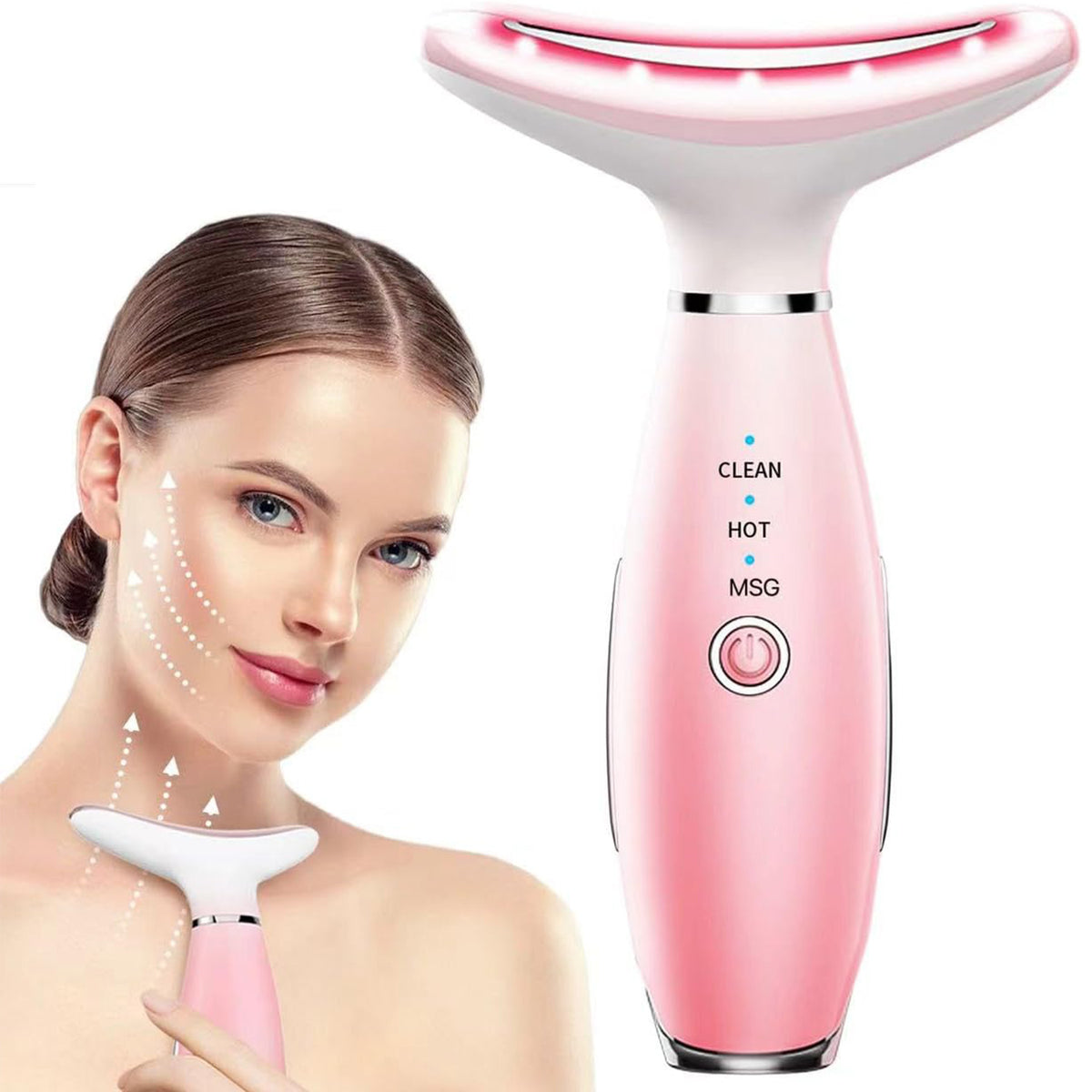 Facial massager with charging cable
