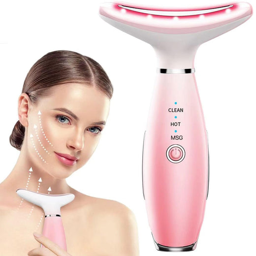 Facial massager with charging cable