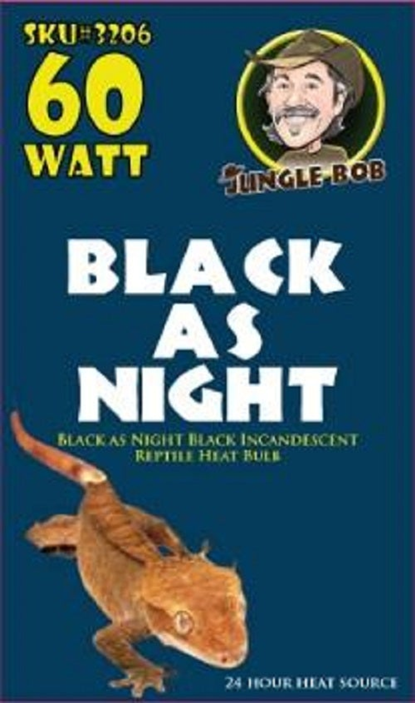 Jungle Bob Black As Night Reptile Heat Bulb 60W