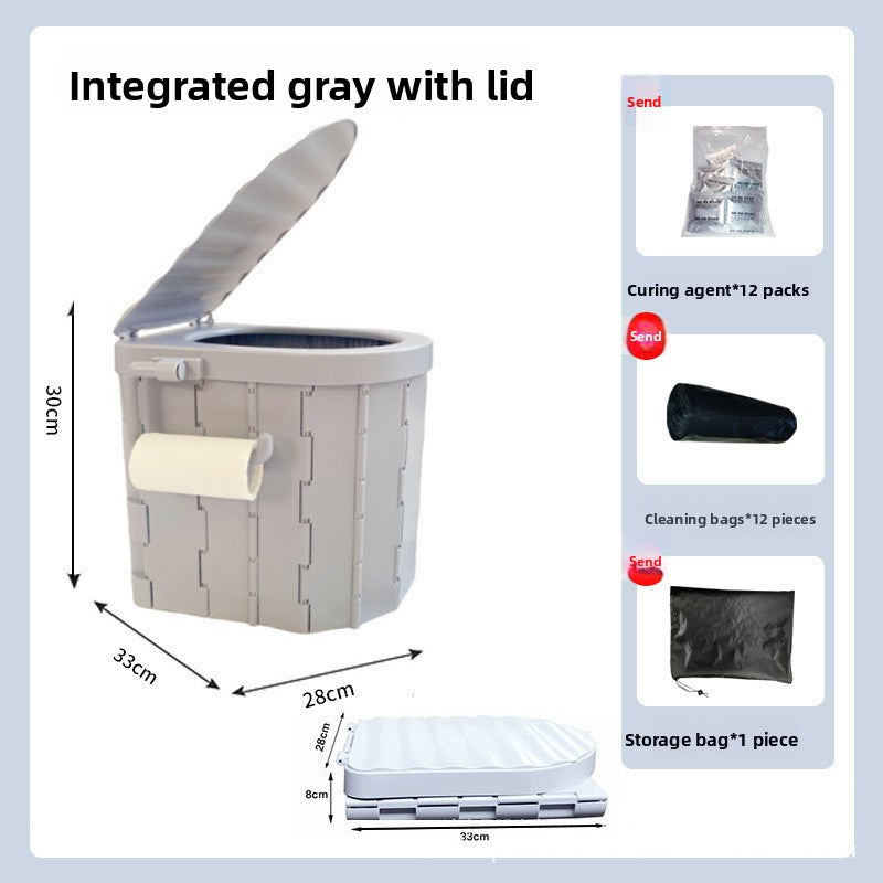 Portable Folding Toilet for Outdoor Camping