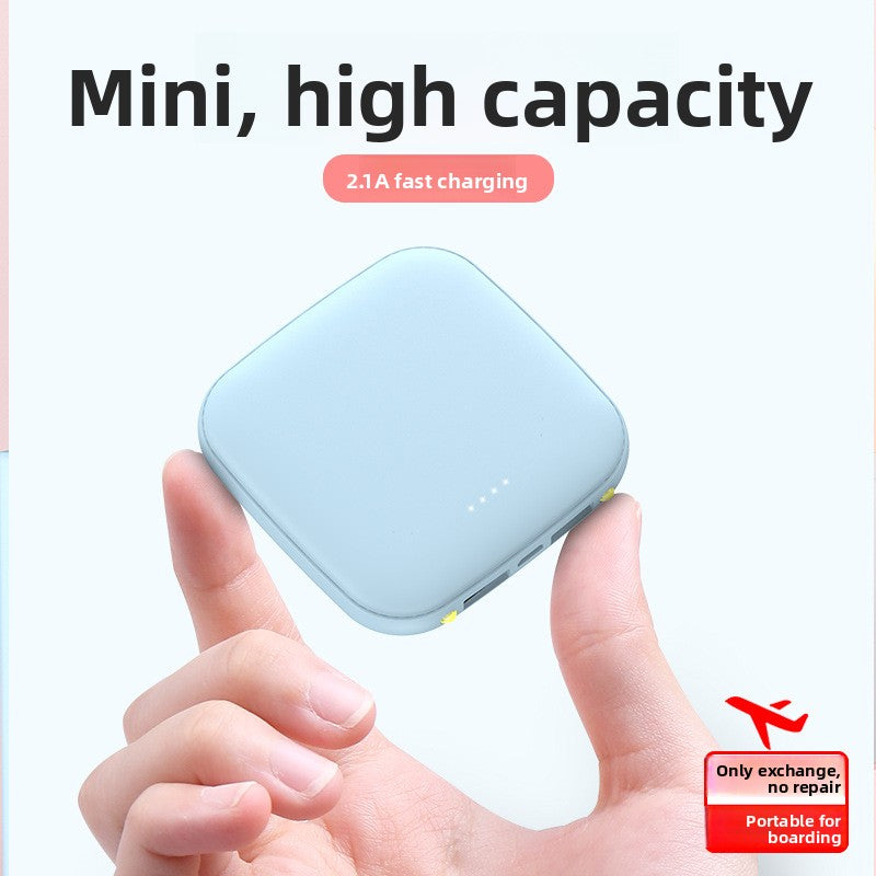 Mini portable power bank with LED flashlight, photo 1