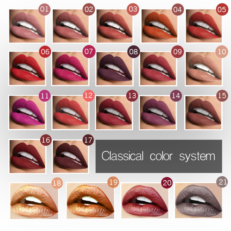 Matte liquid lipstick