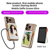 Wireless Phone Screen Caster with Audio and Focus