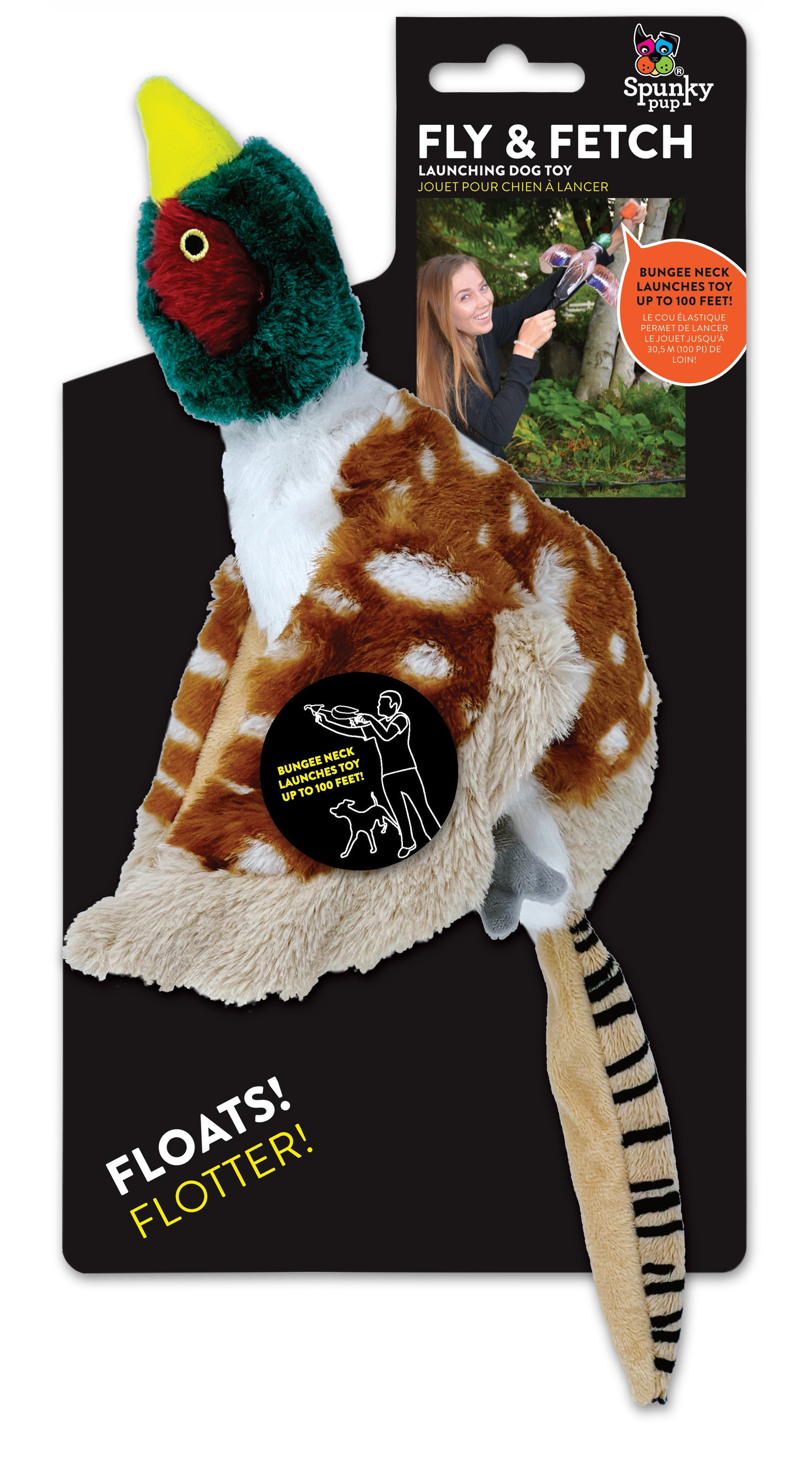 Spunky Pup Fly & Fetch Launching Dog Toys