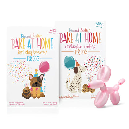 Bake at Home Cookie and Brownie Kit for dogs, baked treats