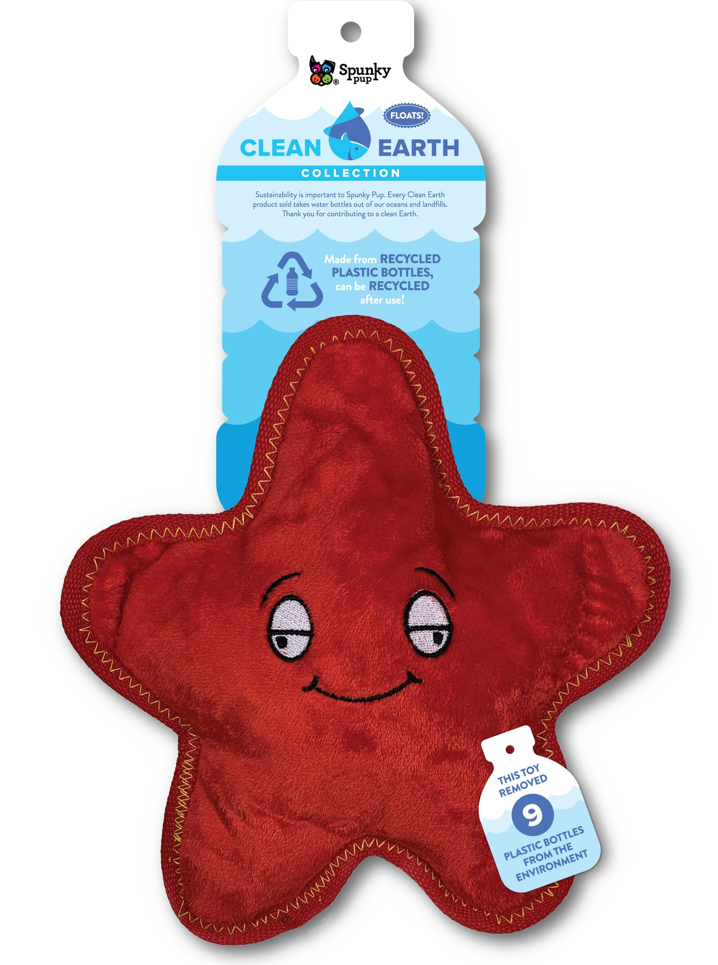 Spunky Pup Clean Earth Sustainable Plush Dog Toys