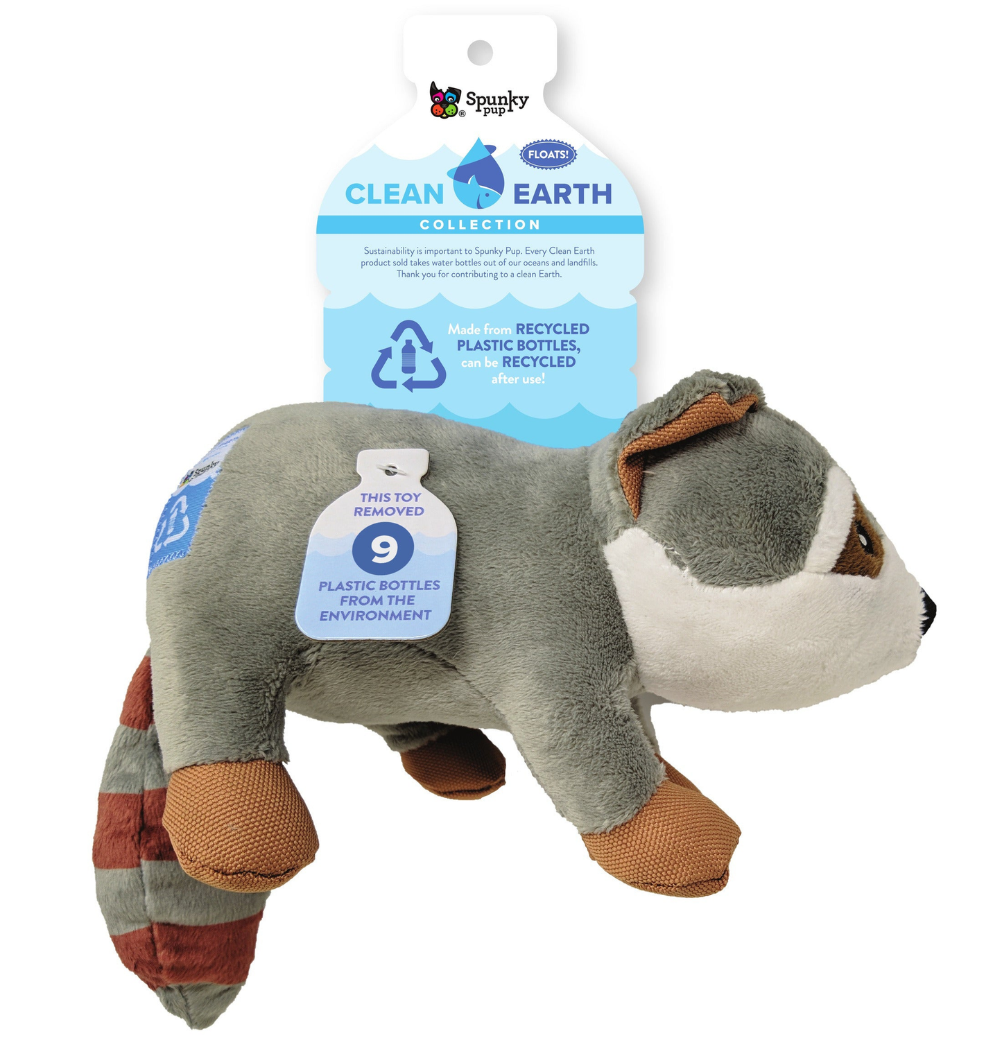 Spunky Pup Clean Earth Sustainable Plush Dog Toys