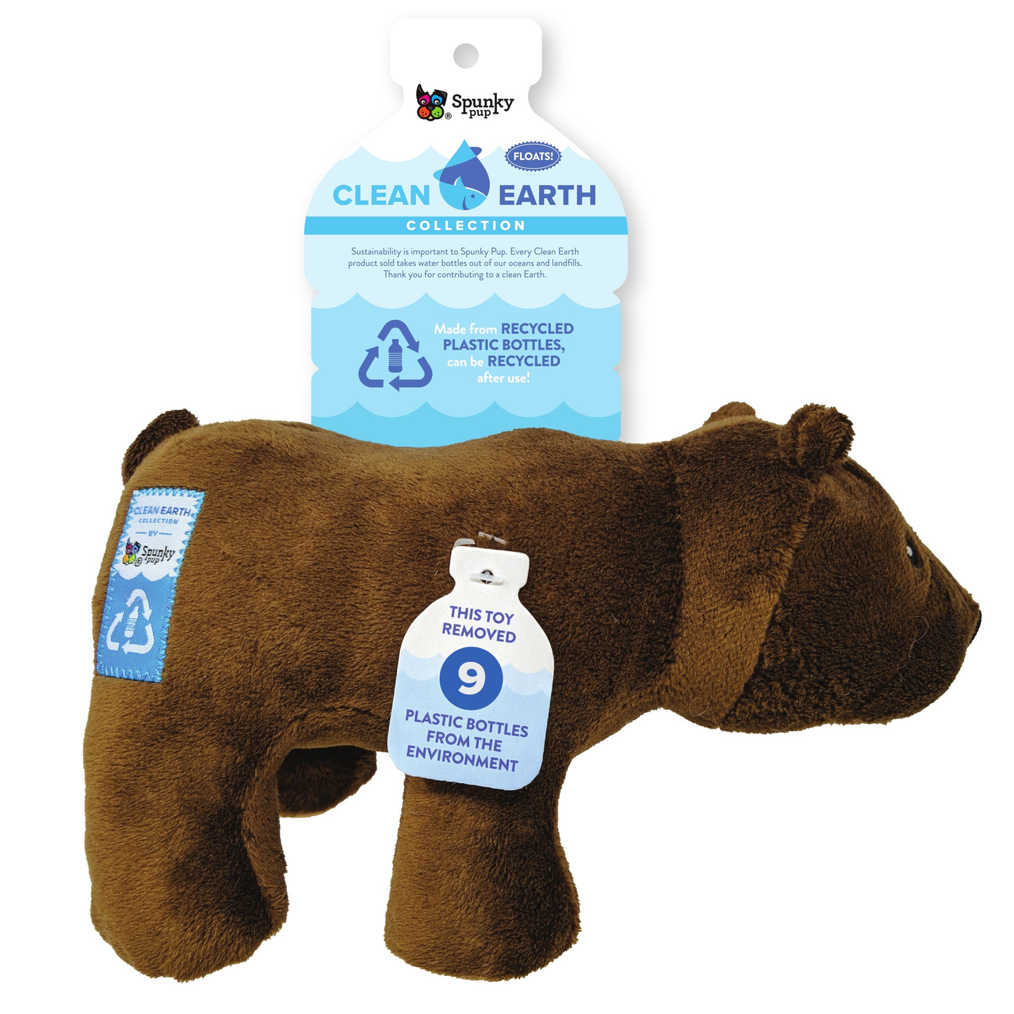 Spunky Pup Clean Earth Sustainable Plush Dog Toys