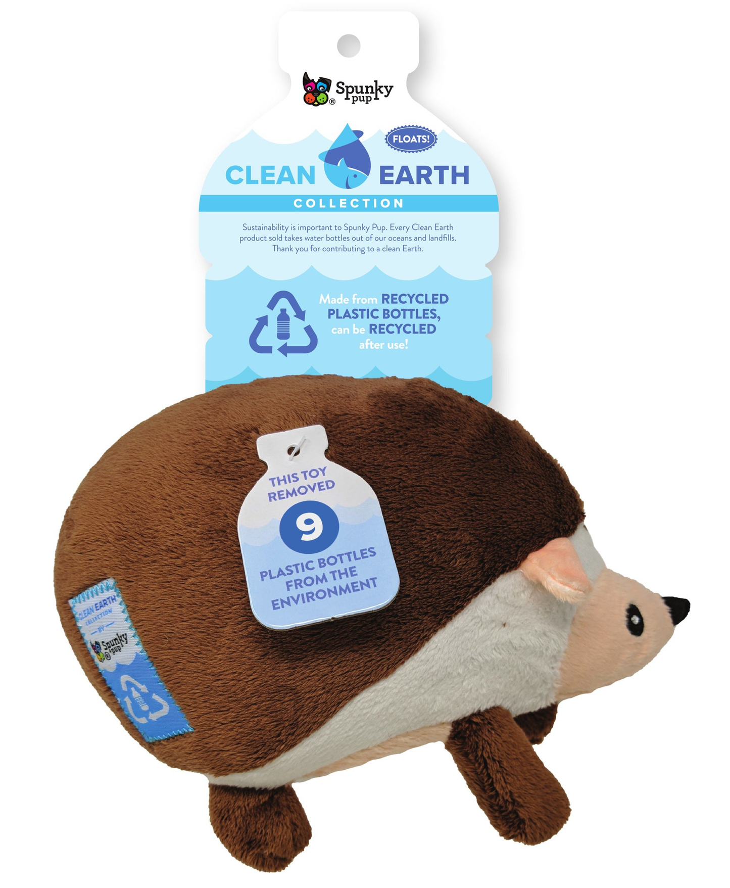 Spunky Pup Clean Earth Sustainable Plush Dog Toys