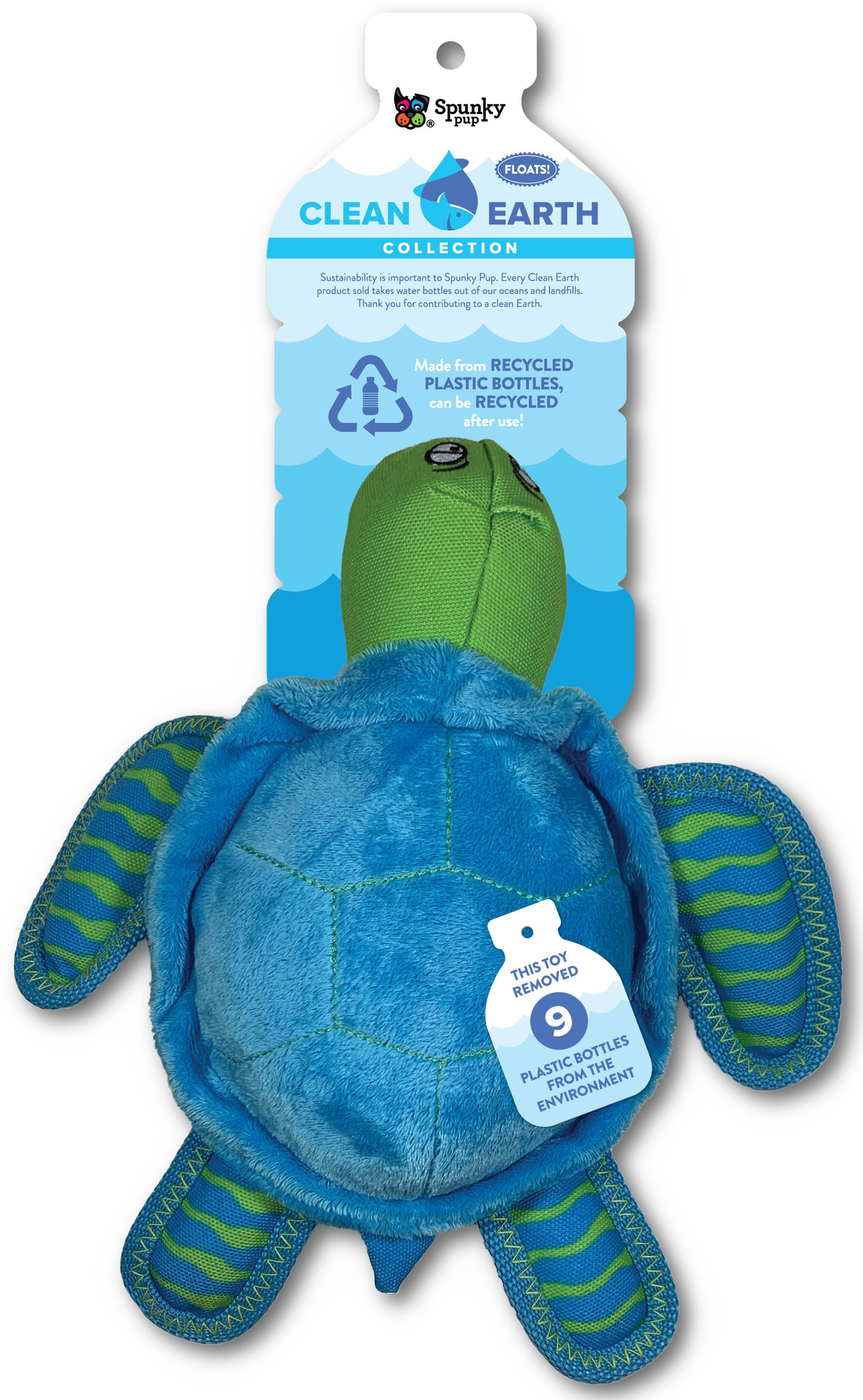 Spunky Pup Clean Earth Sustainable Plush Dog Toys