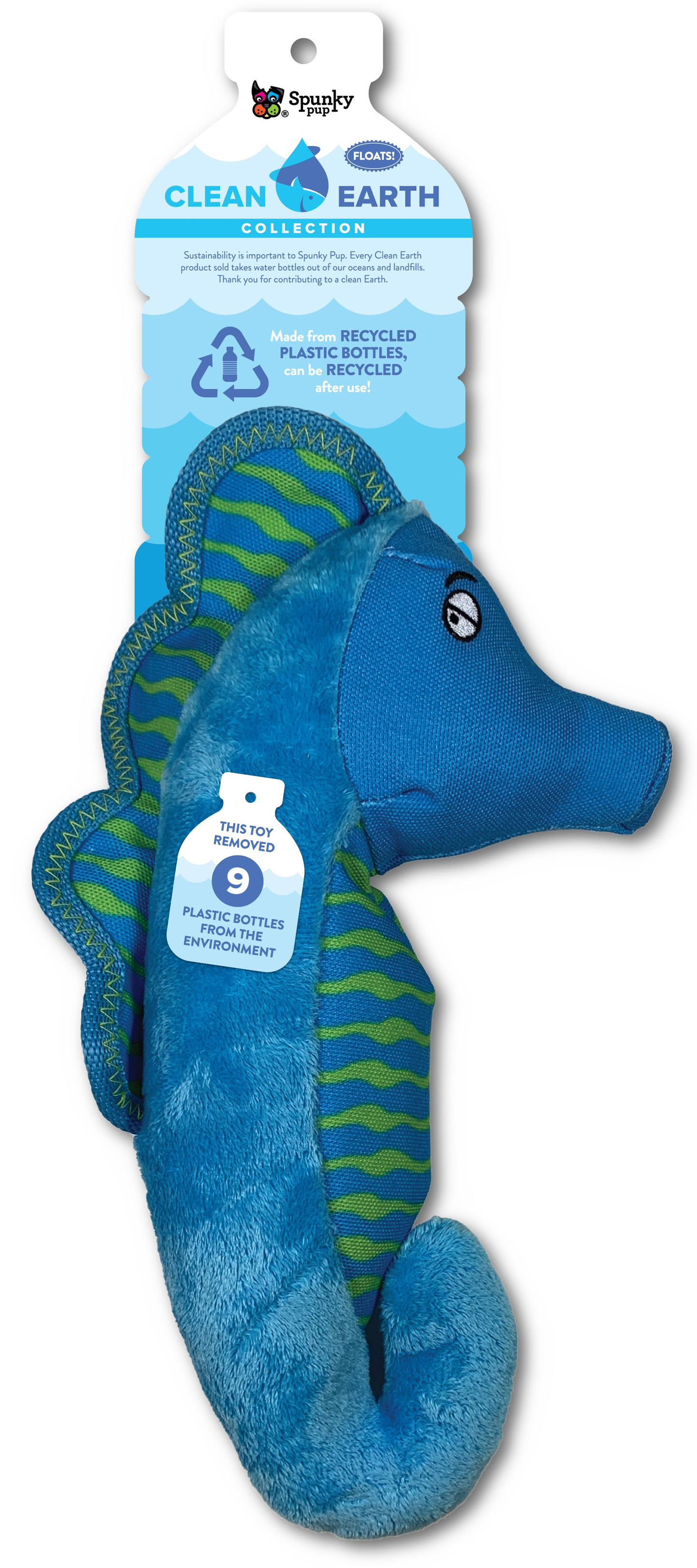 Spunky Pup Clean Earth Sustainable Plush Dog Toys
