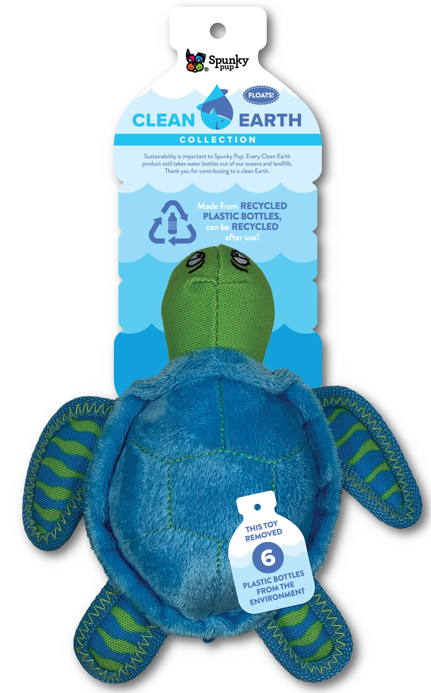 Spunky Pup Clean Earth Sustainable Plush Dog Toys