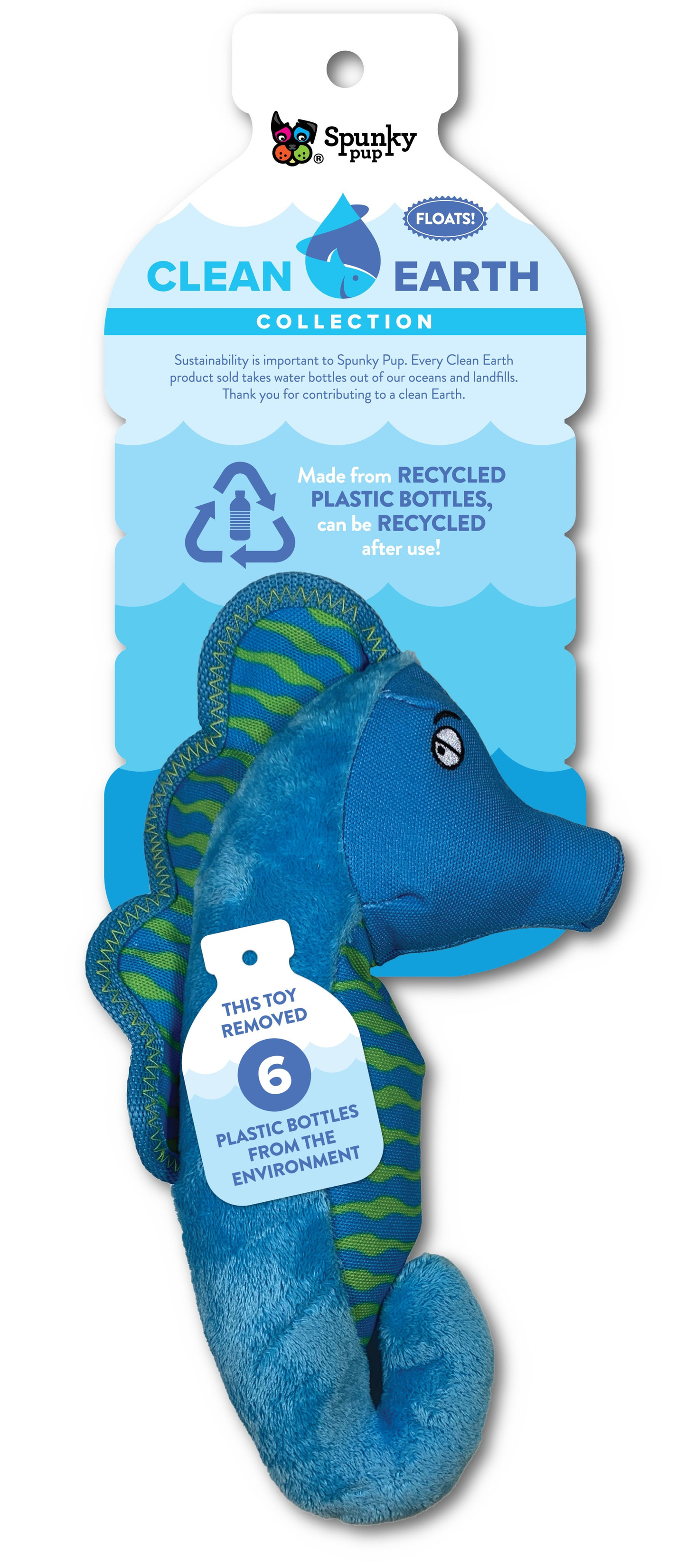 Spunky Pup Clean Earth Sustainable Plush Dog Toys