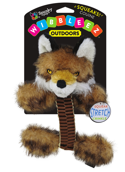 Spunky Pup Wibbleez Outdoors Plush Tug Dog Toy
