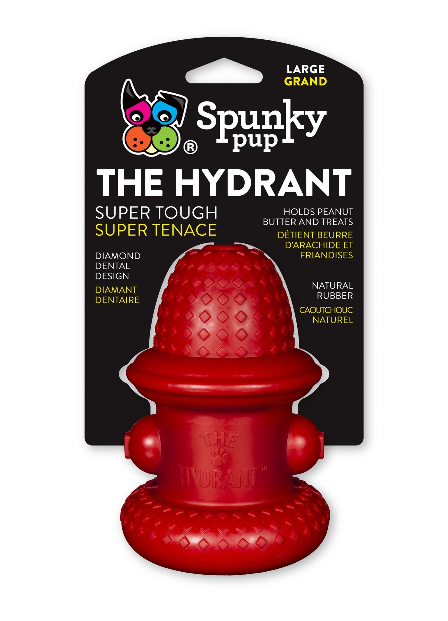 Spunky Pup Rubber Hydrant Dog Toy