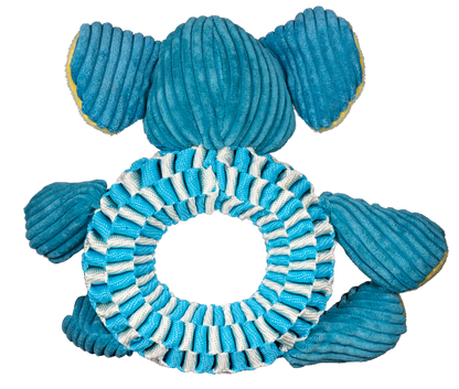 Spunky Pup Wibbleez Round Plush Tug Dog Toy