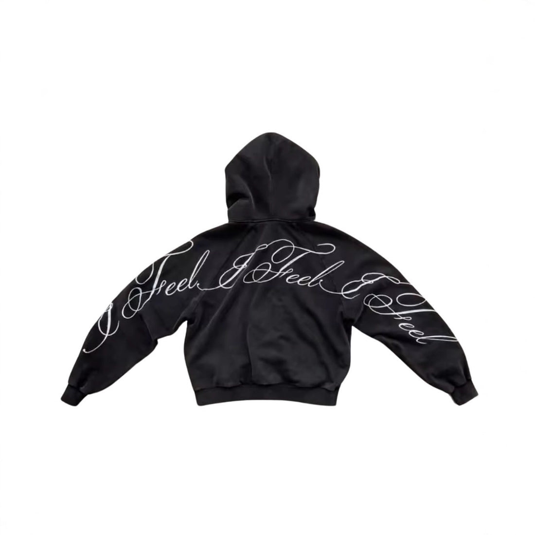 Women Letter Print Hooded Sweatshirt