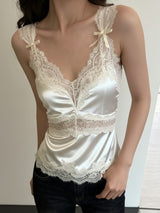 Pure Desire V-neck Lace Base Top