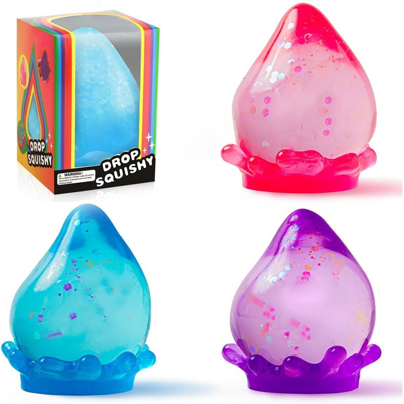 Water Drop Maltose Squishy Stress Relief Toy