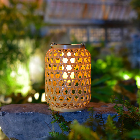 Decorative Solar Rattan Garden Lantern Outdoor & Pond Lighting product image 4