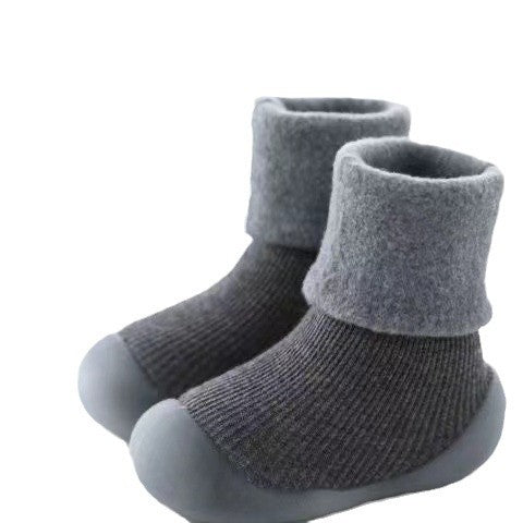 Baby Toddler Shoes Autumn Winter Velvet Soft Sole Non-slip Cotton Socks