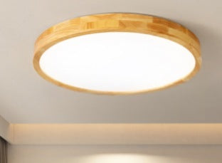 Modern Log Style LED Ceiling Lamp with Dimmable Lighting for Living Room and Bedroom