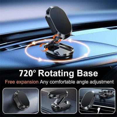 Magnetic Car Phone Holder Rotatable Dashboard Mount Stand