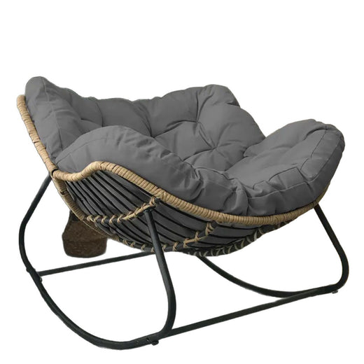 Modern Rattan Mesh Rocking Chair