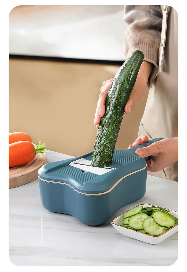 1pc Multifunctional Mandoline Slicer & Vegetable Cutter - Image 7