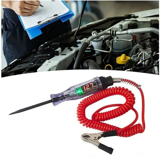 Testing an engine bay circuit with the probe