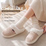 Womens Plush Indoor Slippers